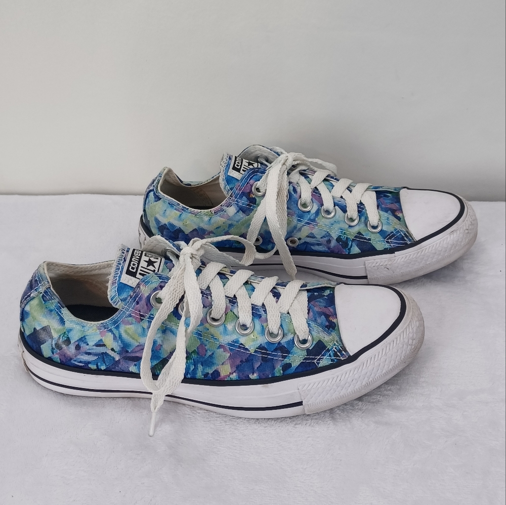 Converse All Stars Printed Canvas Sneakers - Picture 3 of 7